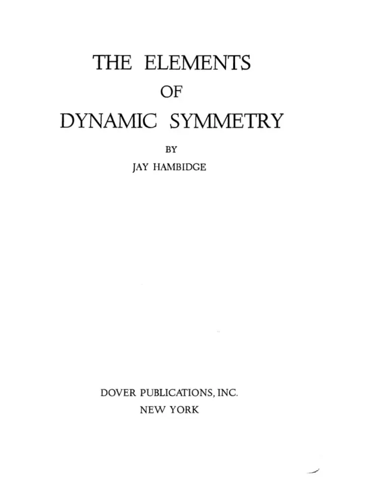 The Elements of Dynamic Symmetry