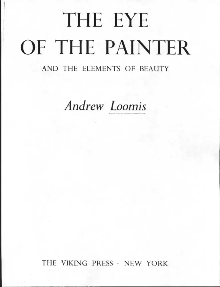The Eye of the Painter