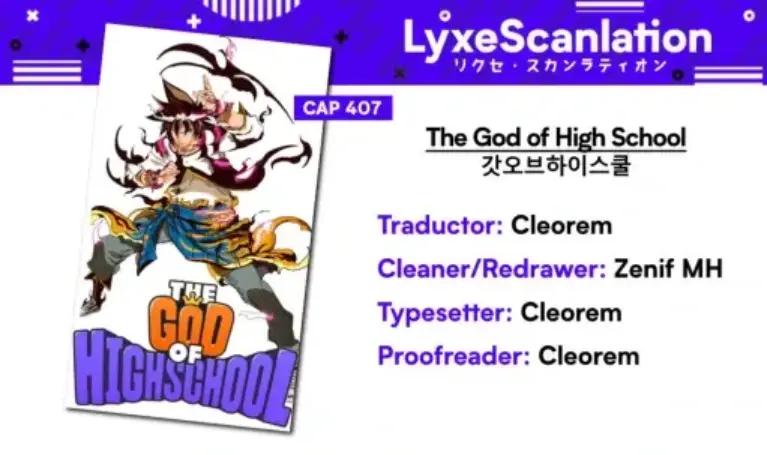 The God of High School 407-413