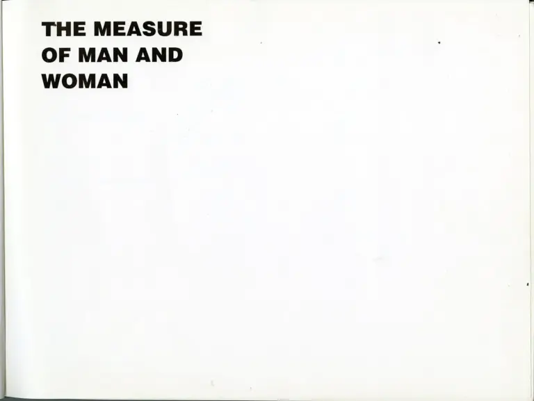 The Measure of Man and Woman: Human Factors in Design