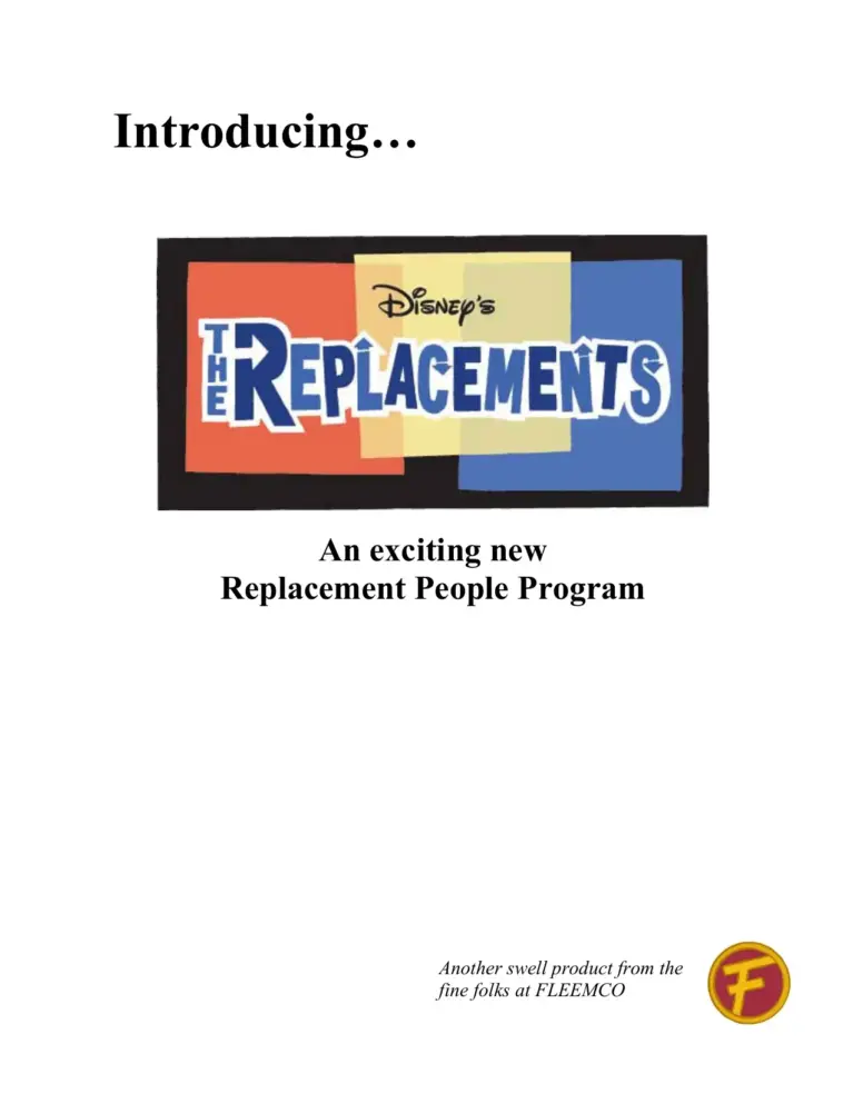 The Replacements: Series Mini Bible
