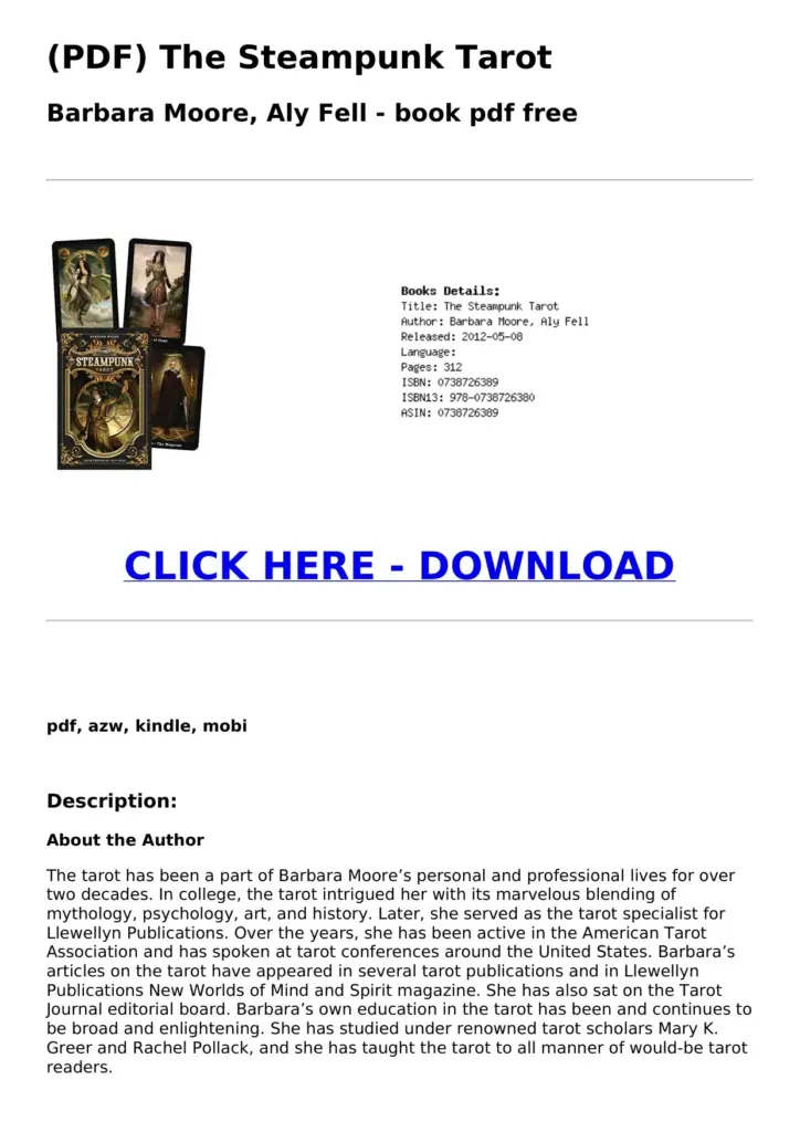The Steampunk Tarot