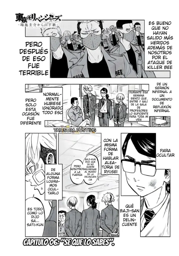 Tokyo Revengers Baji Keisuke Kara no Tegami