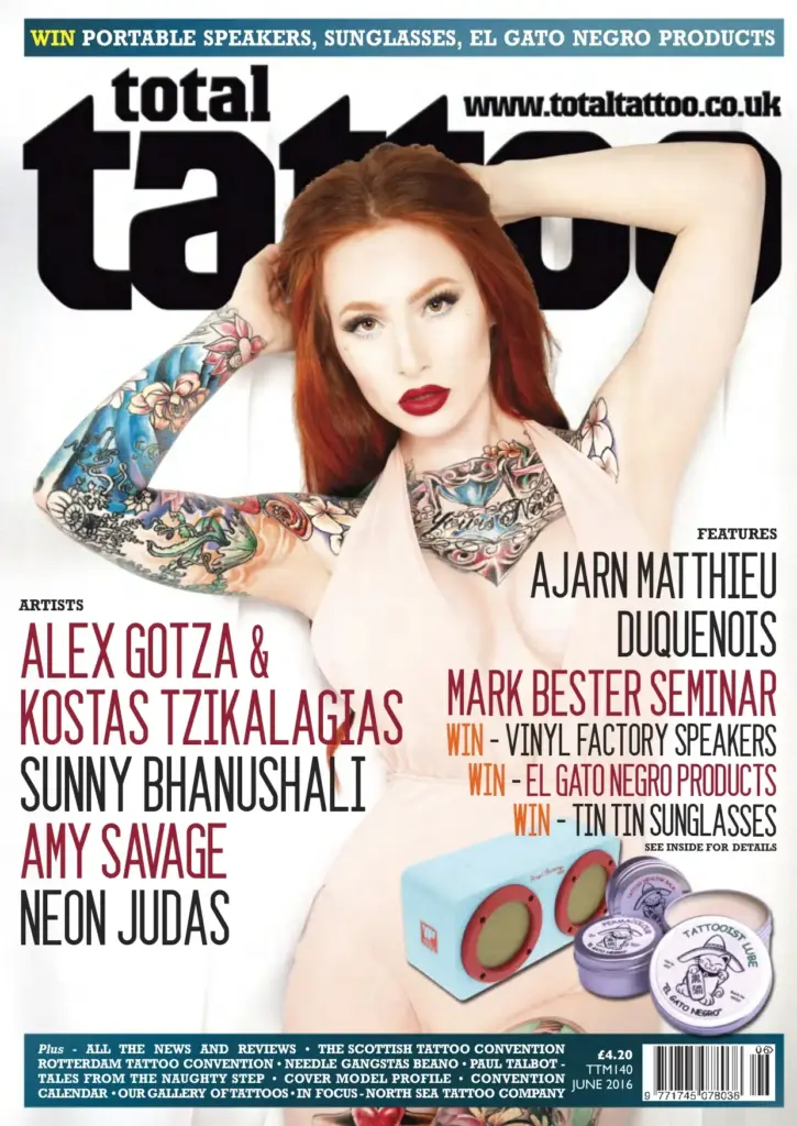 Total Tattoo Magazine Issue 140 – Dirty Roses