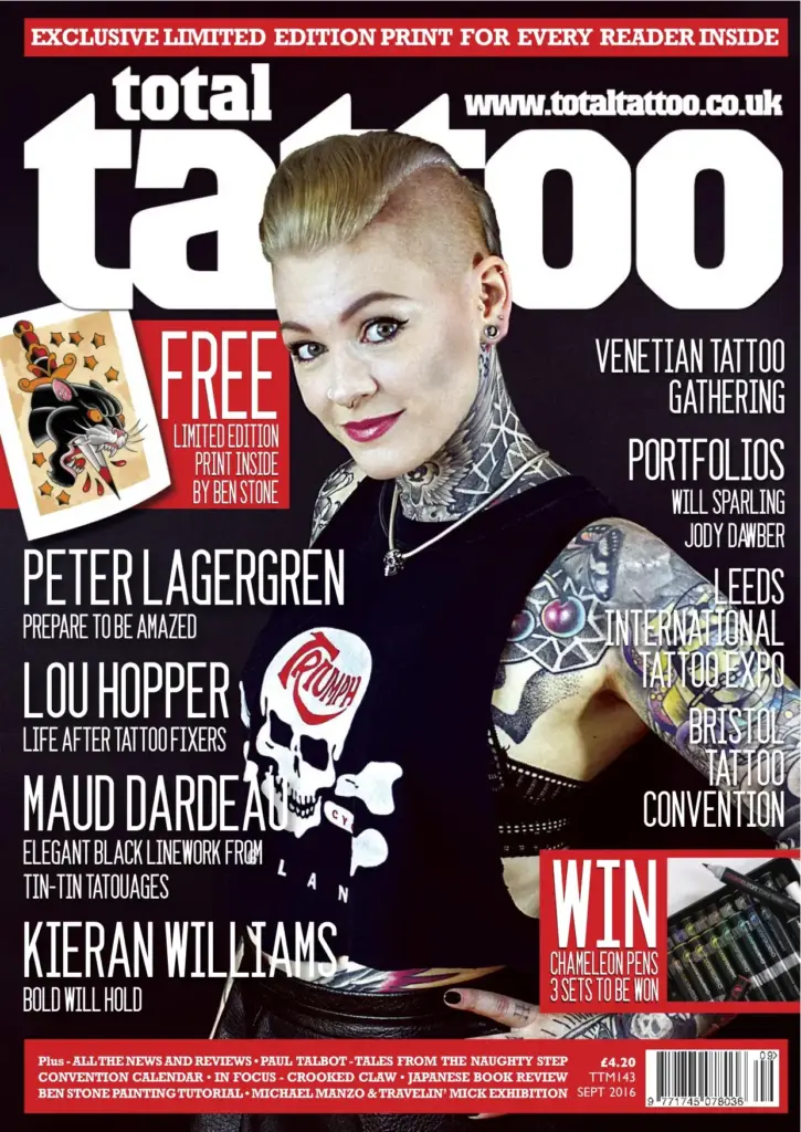 Total Tattoo Magazine Issue 143 – September 2016