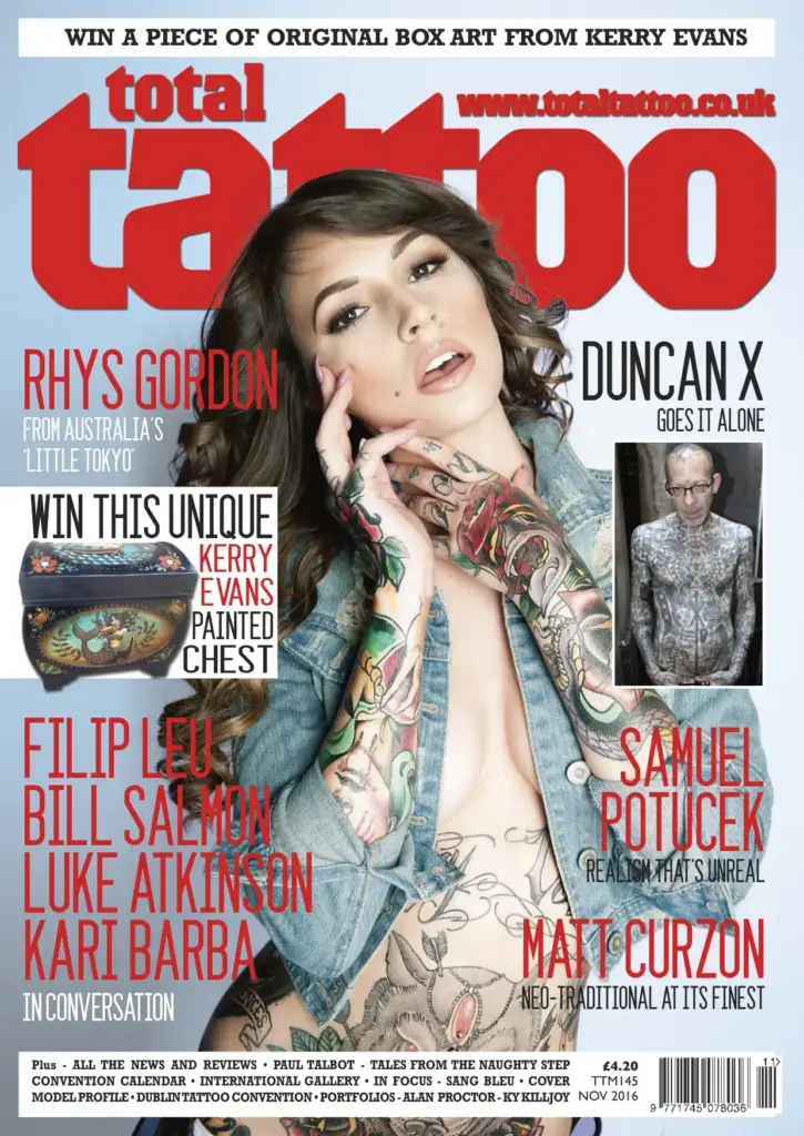 Total Tattoo Magazine Issue 145 – November 2016