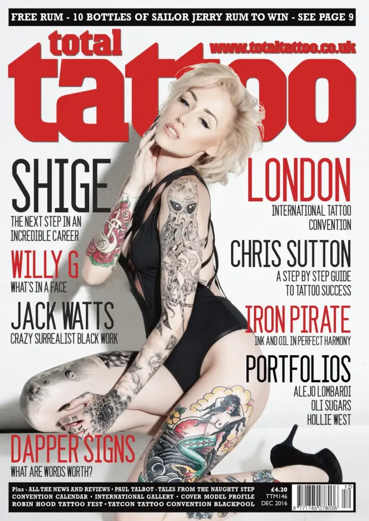 Total Tattoo Magazine – Issue 146, December 2016
