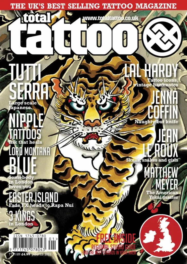 Total Tattoo Magazine Issue 189 – Jan/Feb 2021