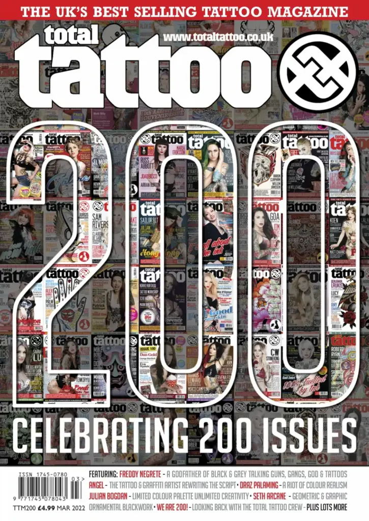 Total Tattoo Magazine No. 200 – March 2022