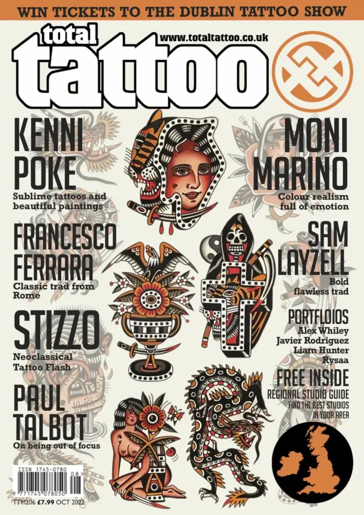 Total Tattoo Magazine No. 206 October 2022