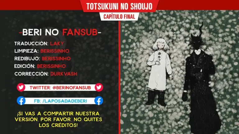 Totsukuni No Shoujo – Capítulo 53: Fin