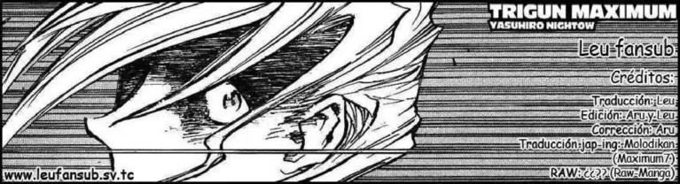 Trigun Maximum – Capítulo 84.00