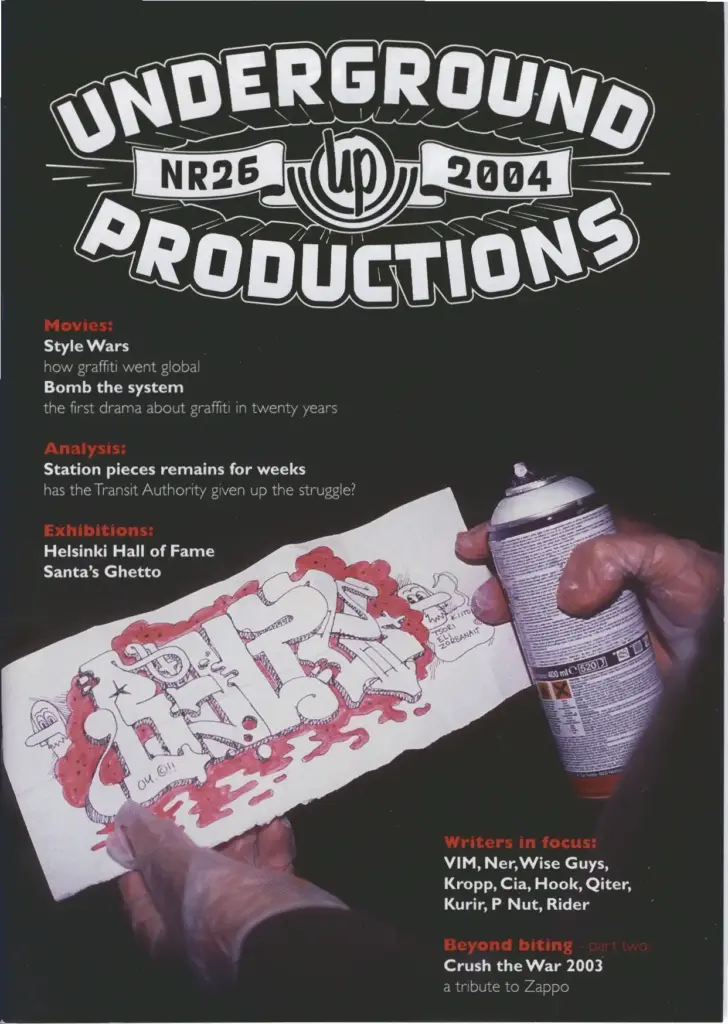 Underground Productions Graffiti Magazine Issue 26 (2004)
