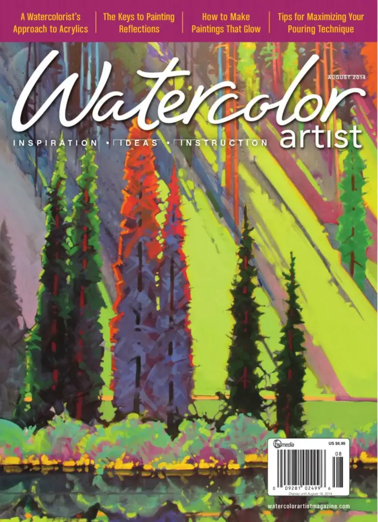 Watercolor Artist, August 2014