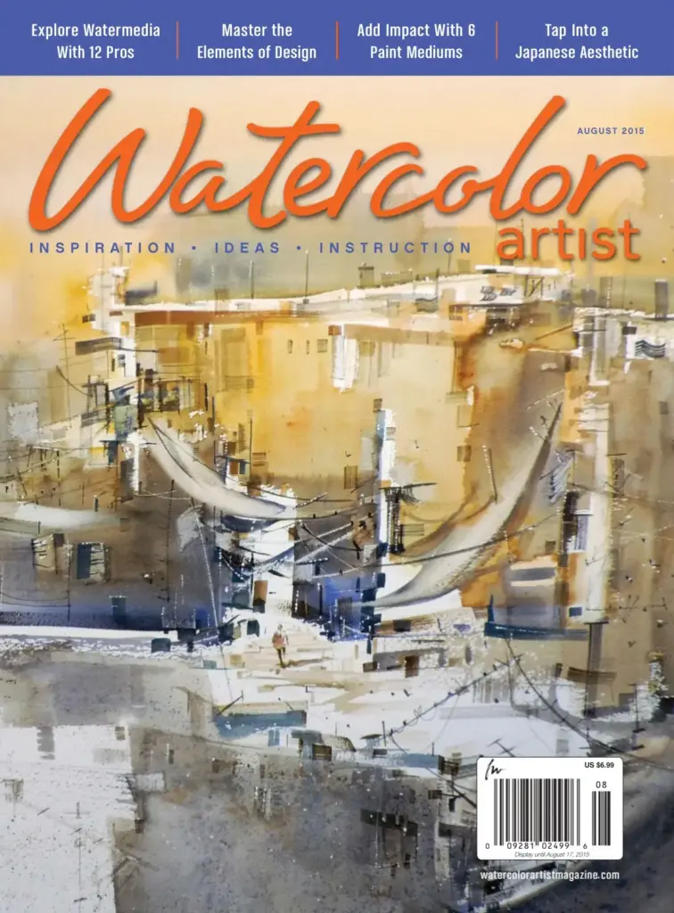 Watercolor Artist August 2015
