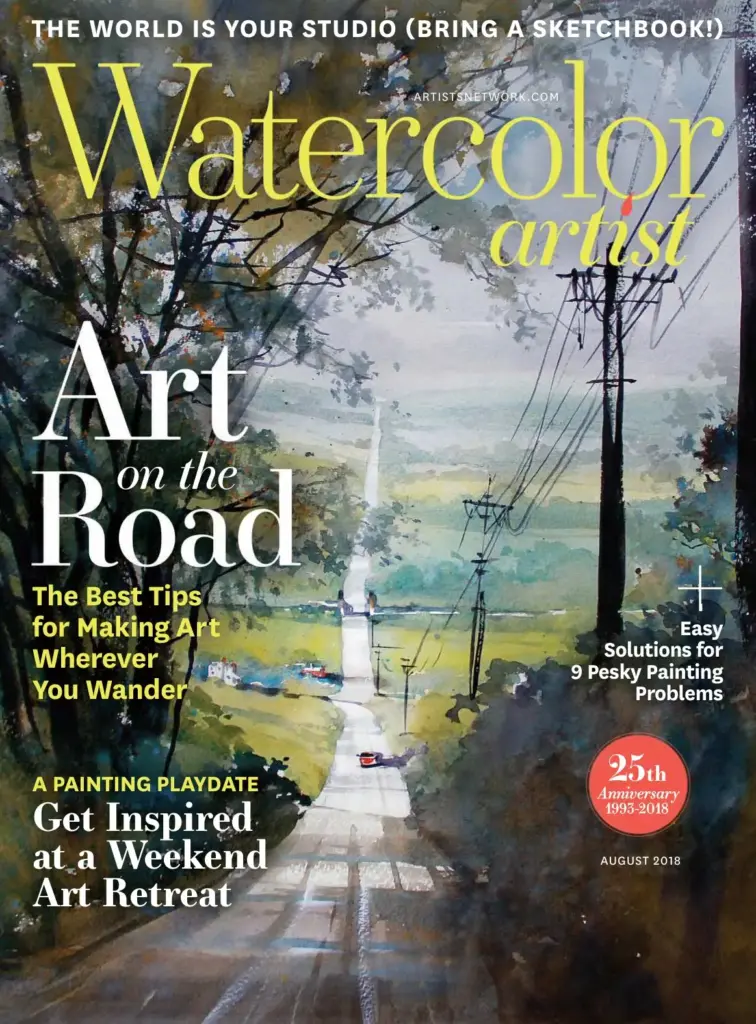 Watercolor Artist August 2018