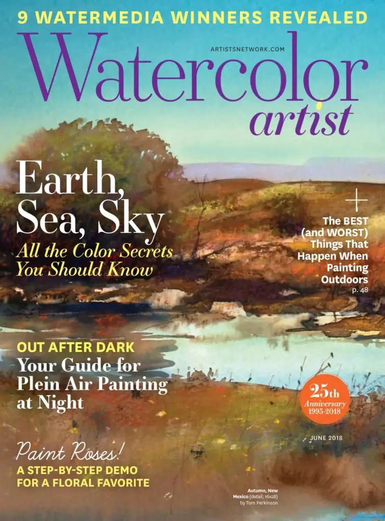 Watercolor Artist June 2018