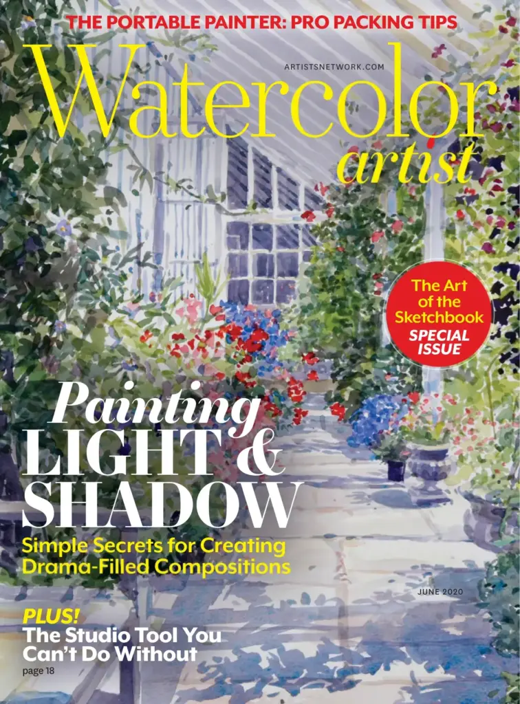 Watercolor Artist June 2020: The Art of the Sketchbook Special Issue