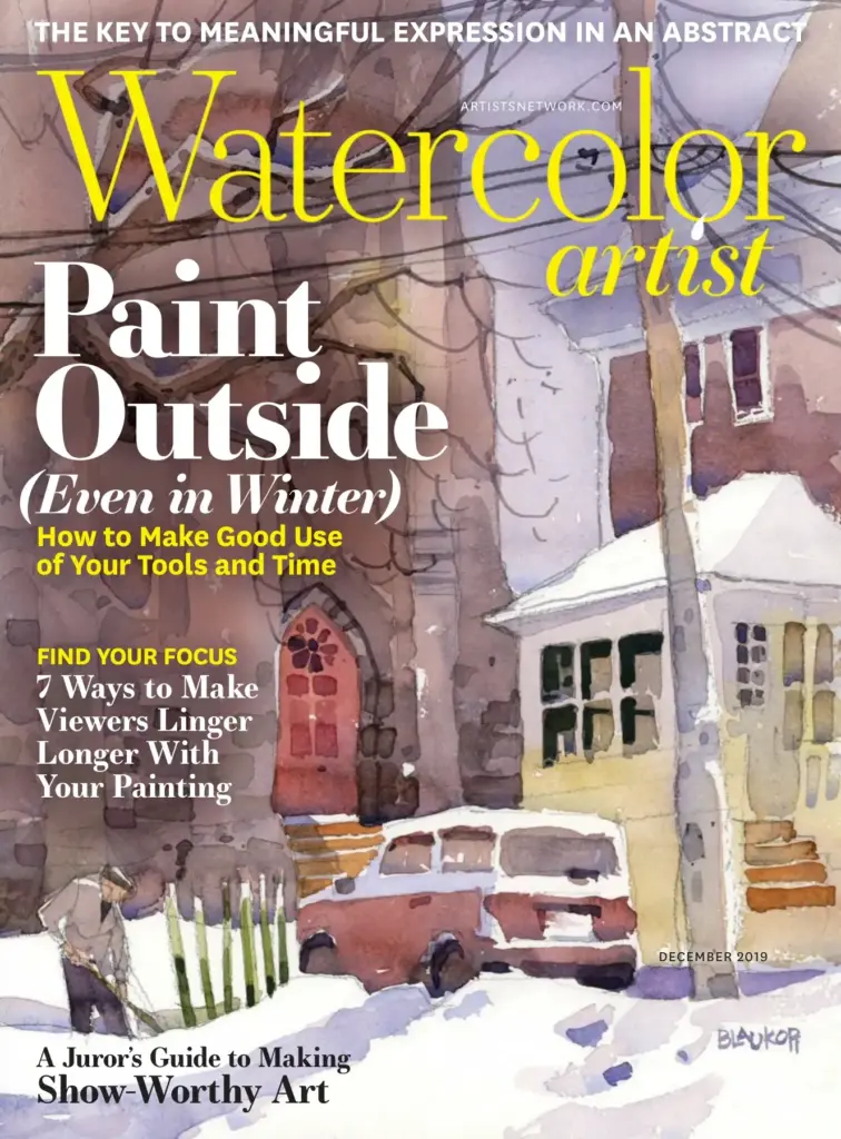 Watercolor Artist: Paint Outside (Even in Winter)
