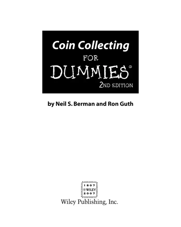 Coin Collecting For Dummies, 2nd Edition