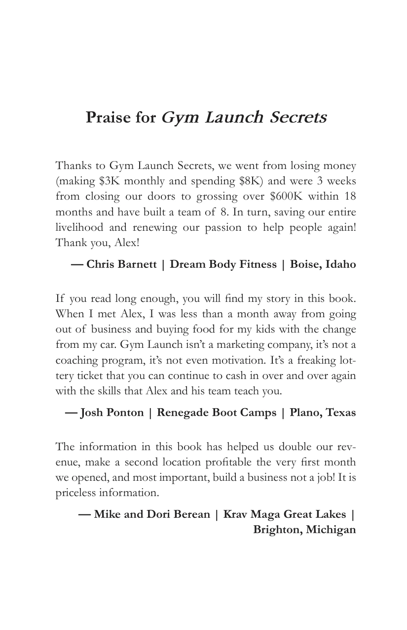 gym launch secrets: the step-by-step guide to building a massively profitable gym gym launch secrets: the step-by-step guide to building a massively profitable gym