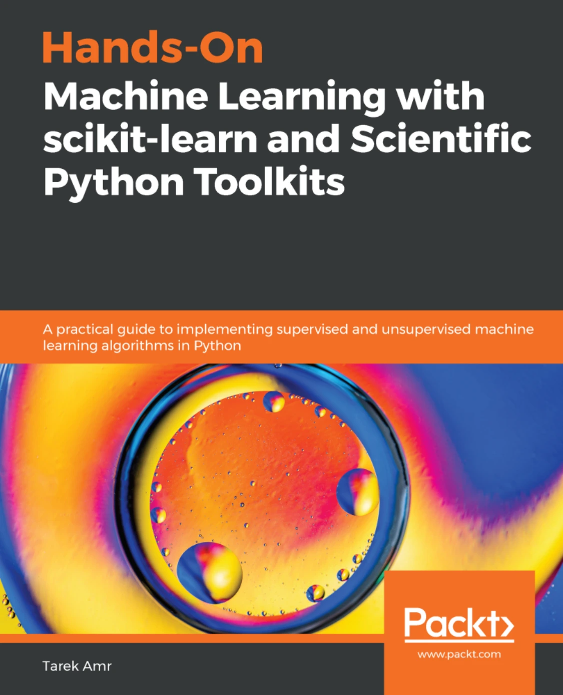 cover of hands-on machine learning with scikit-learn and scientific python toolkits
