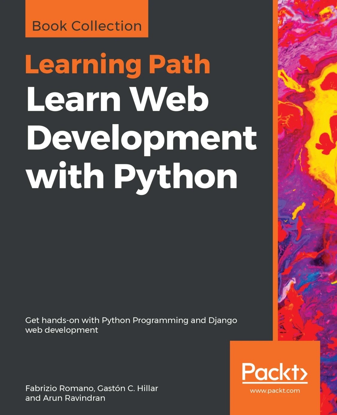 cover of learn web development with python: get hands-on with python programming and django web development