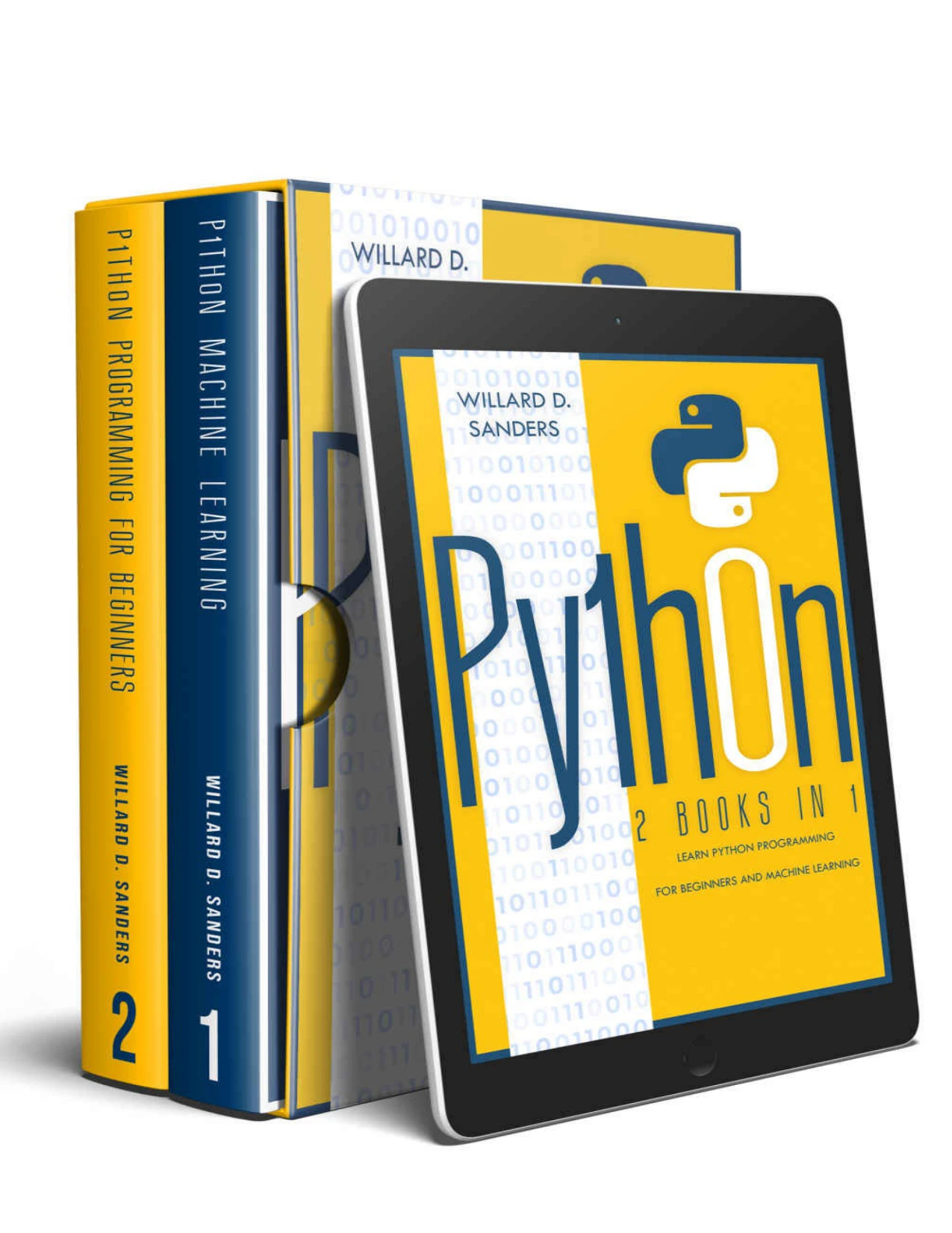 cover of python: 2 books in 1: learn python programming for beginners and machine learning