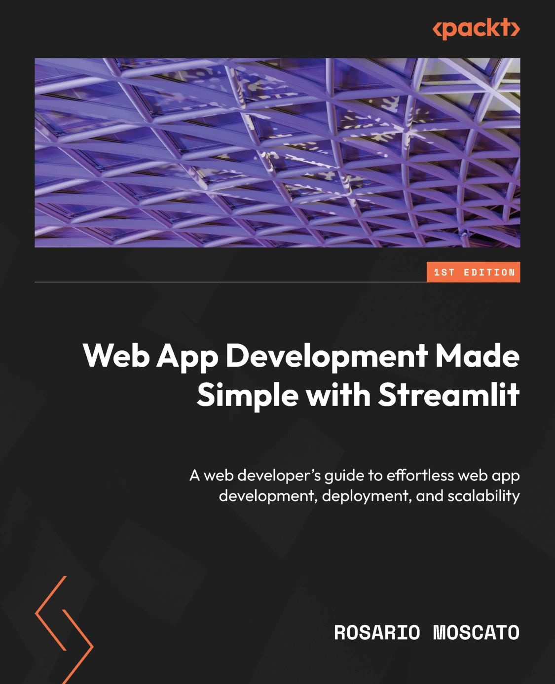 cover of web app development made simple with streamlit