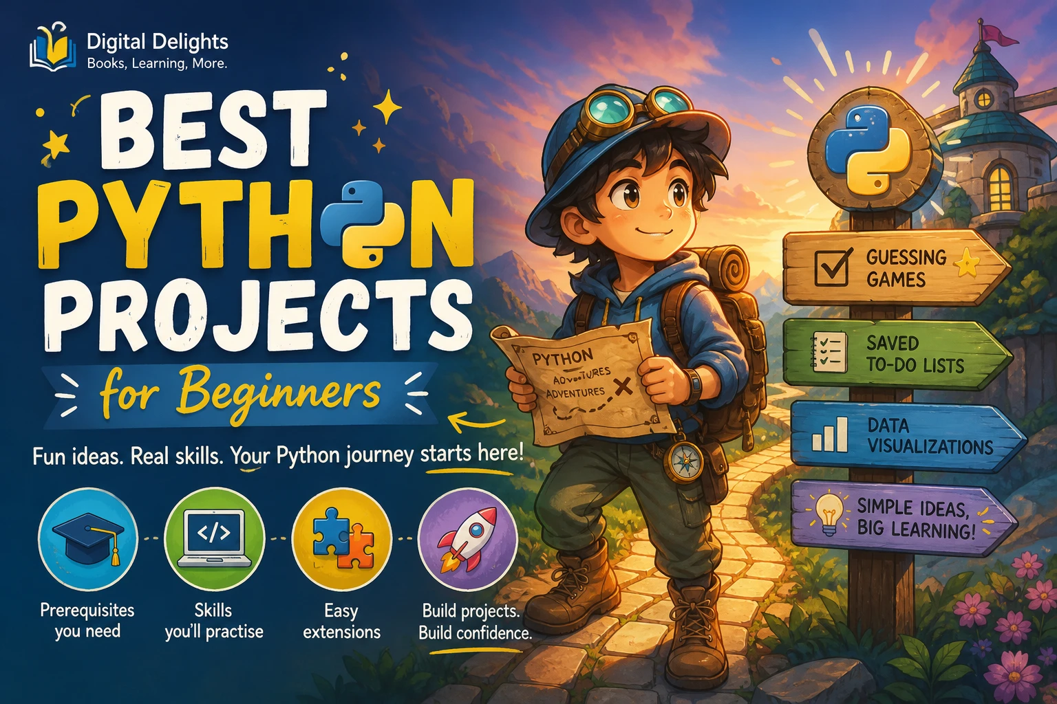 5 Simple Python Projects for Absolute Beginners