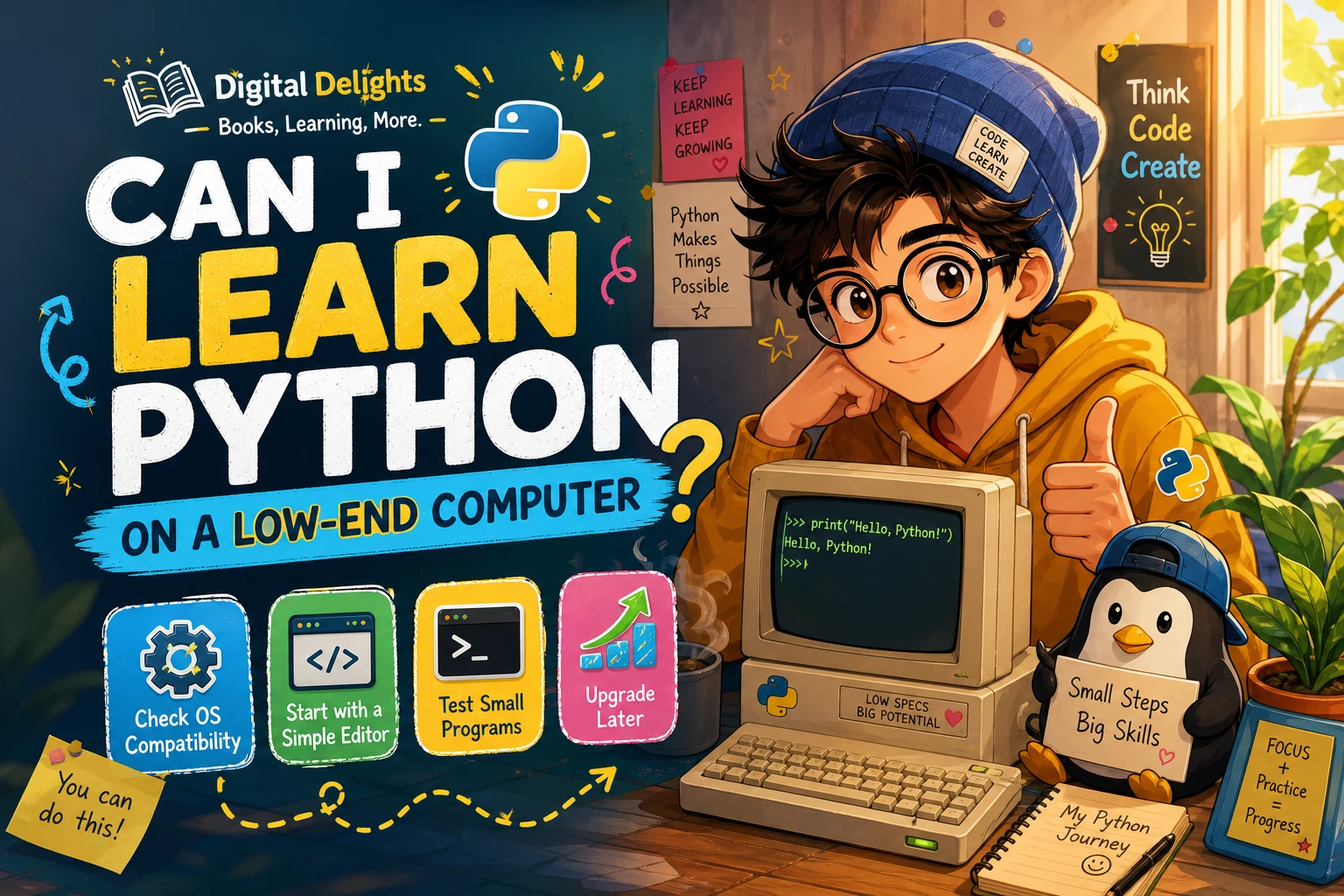 Can I Learn Python on a Low-End Computer?