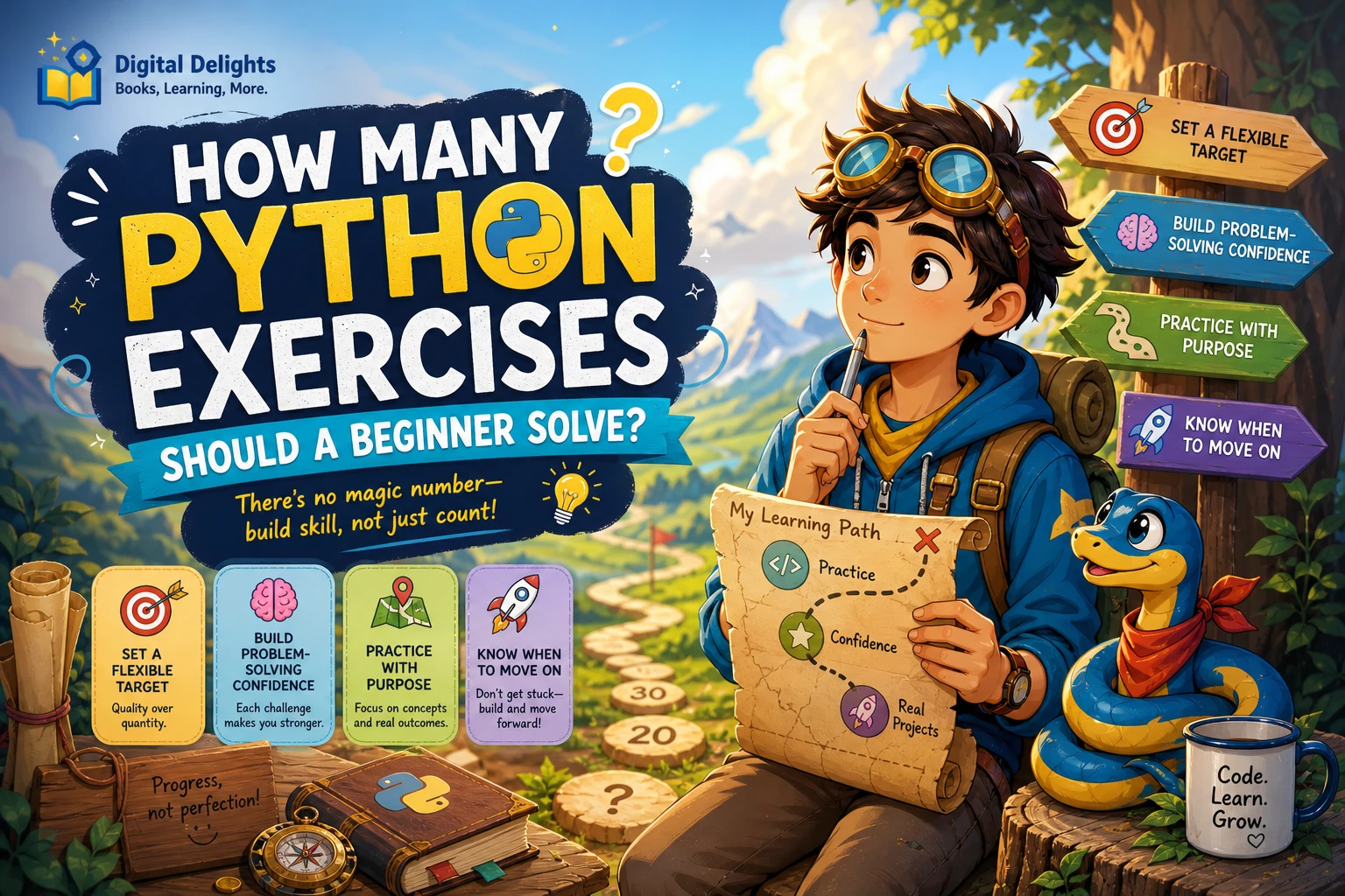 Python Practice Problems with Solutions: 4 Exercises