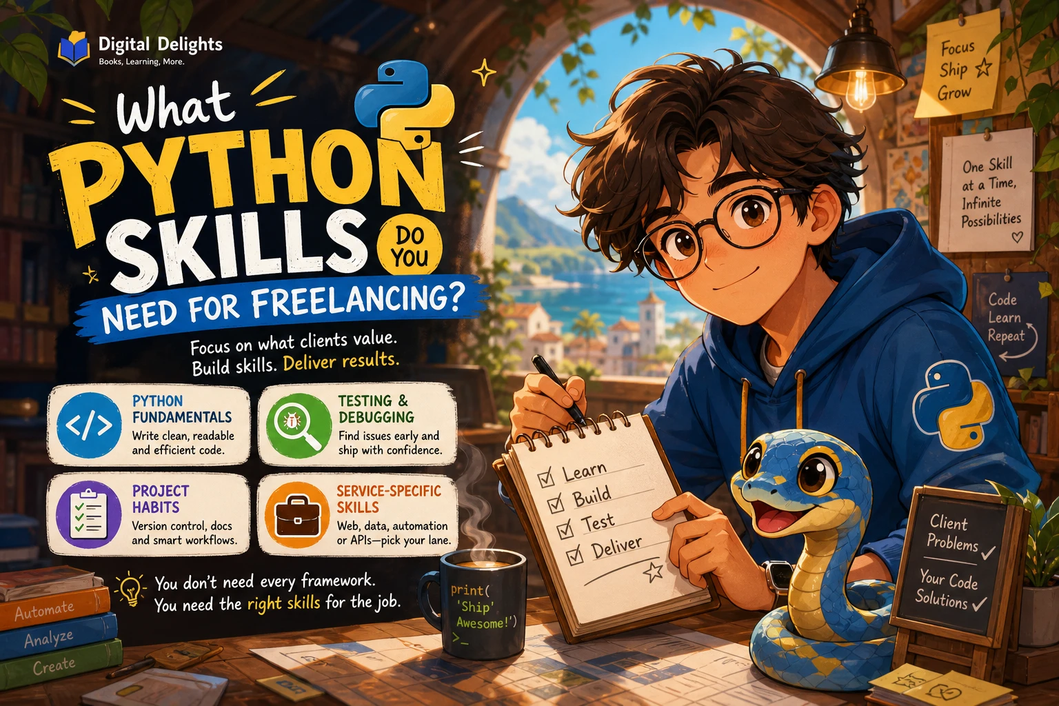 How to Learn Python for Freelancing: A Practical Roadmap