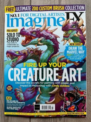 2023 IMAGINEFX Fire Up Your CREATURE ART No 227 DRAW MARVEL Comic Panel From Scr