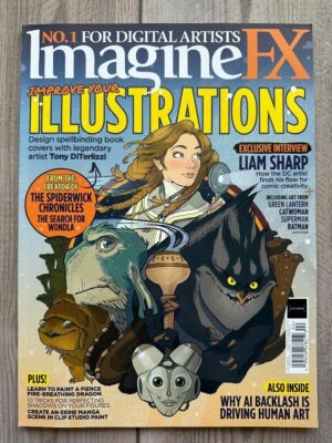 2024 IMAGINEFX Improve Your ILLUSTRATIONS No 237 LIAM SHARP Interview SPIDERWICK