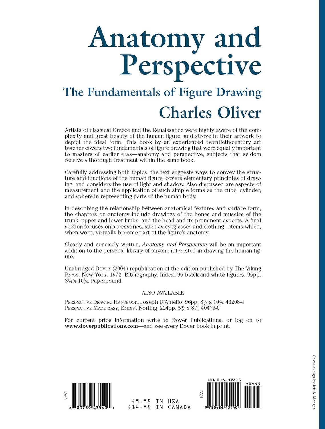 Anatomy and Perspective: The Fundamentals of Figure Drawing (Dover Art Instruction)