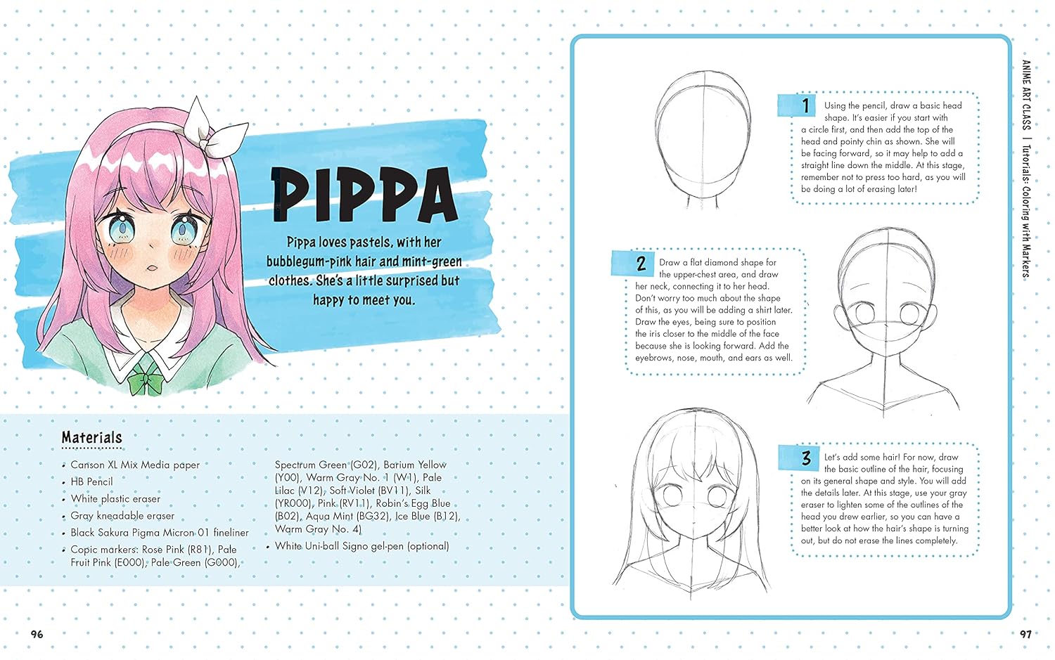 Anime Art Class: A Complete Course in Drawing Manga Cuties (Cute and Cuddly Art, 4)