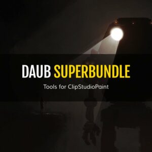 DAUB® SuperBundle - 572+ Pro Tools and 60+ Textures for Clip Studio Paint