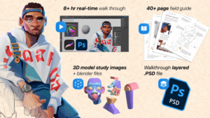 Illustrating a Stylized Character - 7 hour real-time walk through