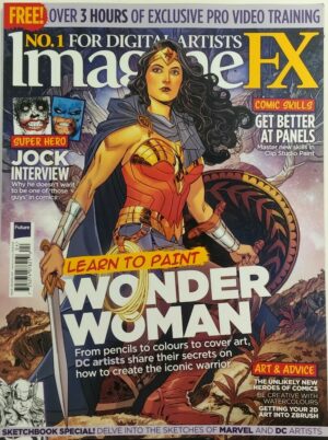 Imagine FX UK Apr '17 #146 Learn To Paint Wonder Woman Digital Art FREE SHIPPING