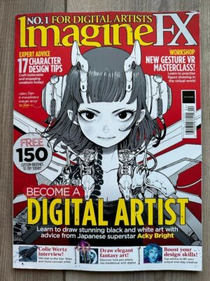 IMAGINEFX Become A DIGITAL ARTIST No 224 2023 JAPANESE STAR ACKY BRIGHT Design