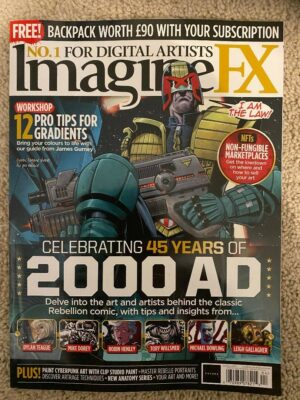 IMAGINEFX + Download 45 YEARS Of 2000 AD No. 211 April 2022 DYLAN TEAGUE Anatomy
