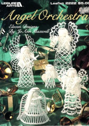 A124 Leisure Arts 1992 Angel Orchestra 11 Crocheted Designs
