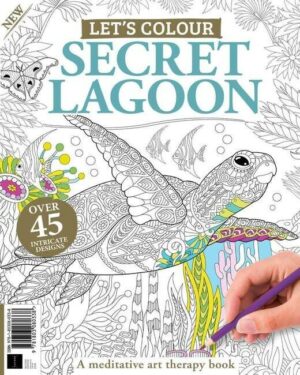 Adult Colouring Book: Let's Colour Secret Lagoon free postage