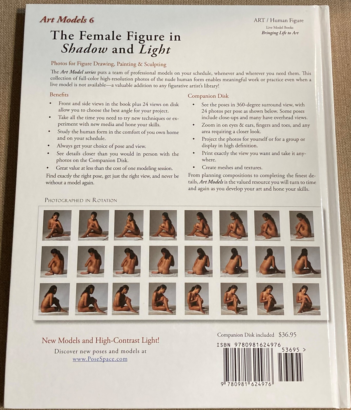Art Models 6 : The Female Figure in Shadow and Light by Douglas Johnson and Maureen Johnson (2011, Mixed Lot)