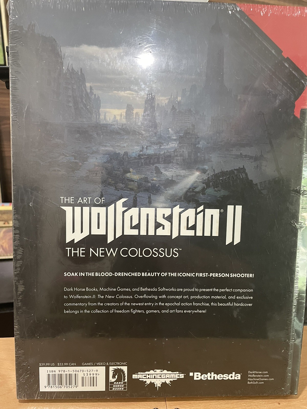 Art of Wolfenstein II: the New Colossus by MachineGames and Bethesda Softworks (2017, Hardcover)