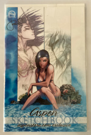 Aspen Comics Sketchbook 1, Exclusive, NM Rare B Cover, Signed, ft. Fathom
