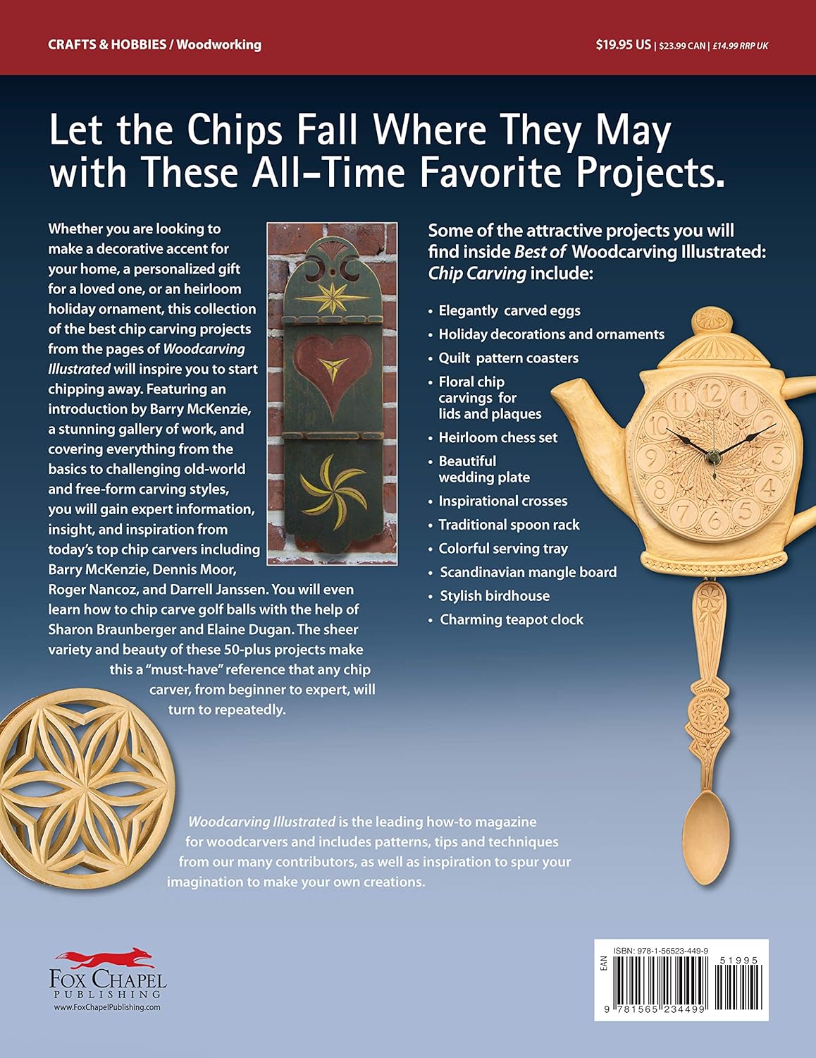 Chip Carving (Best of WCI): Expert Techniques and 50 All-Time Favorite Projects (Fox Chapel Publishing) (Best of Woodcarving Illustrated)