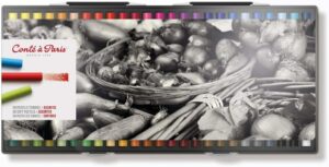 Conté à Paris Soft Pastels - Assorted Colours (Pack of 50)