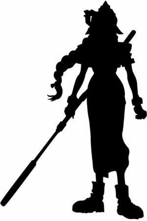 Decal Vinyl Truck Car Sticker - Video Game Final Fantasy 7 Aerith